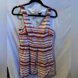 Ann Taylor Tea Party Dress Shine pleated